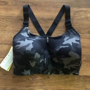 All In Motion High Support Zip Sports Bra 36DD